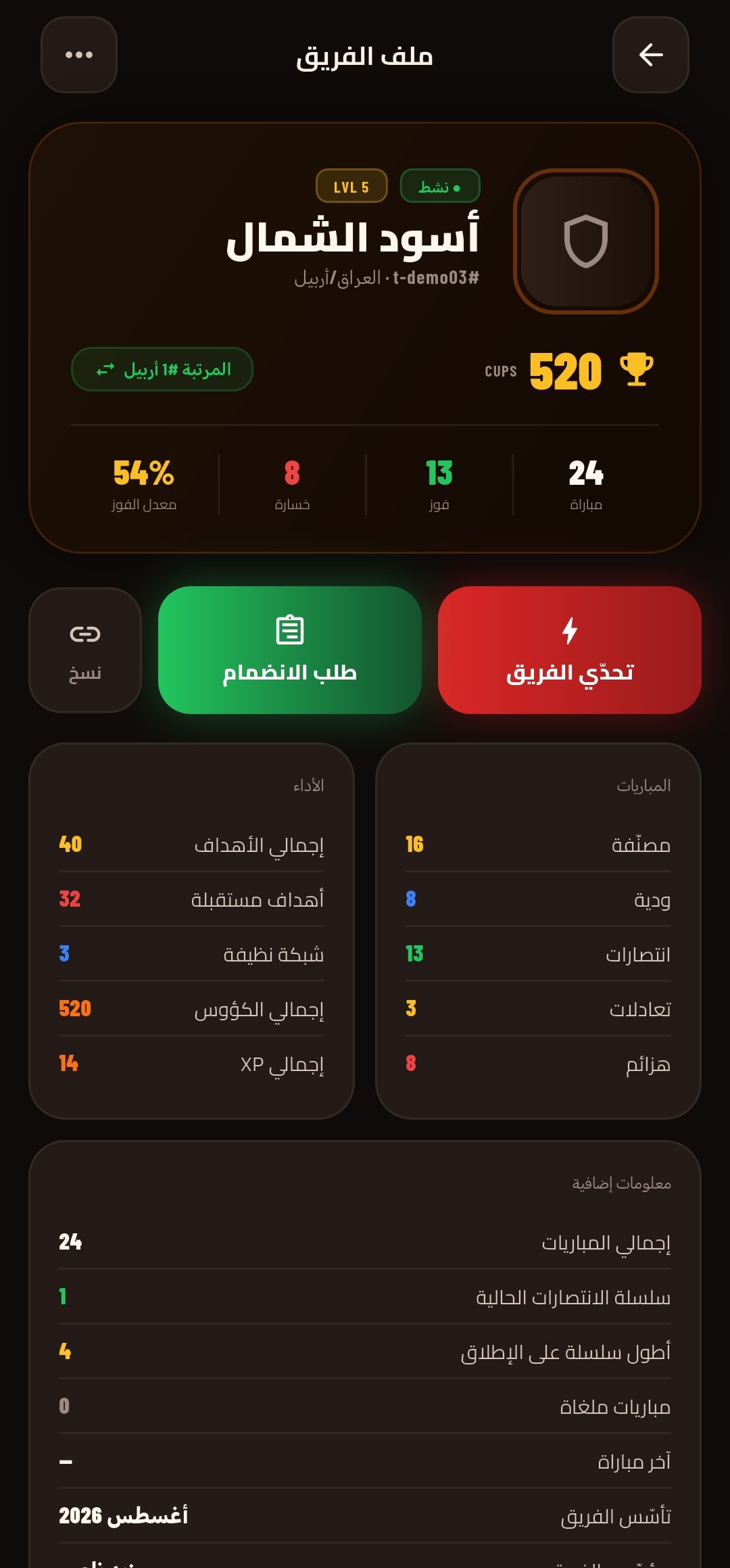 ملف الفريق